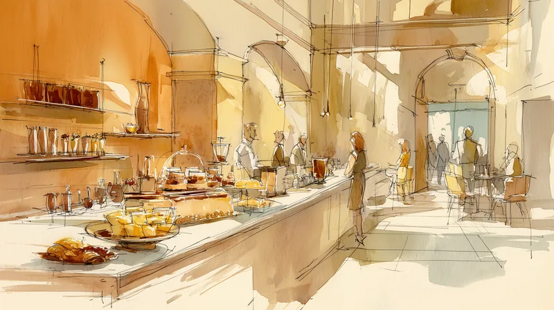 Afternoon calm with pastries