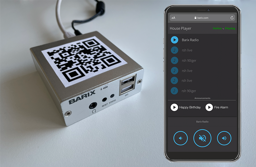 Barix RetailPlayer